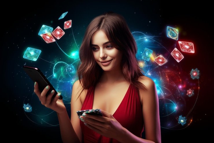 Pengguna dewasa memeriksa privasi akun